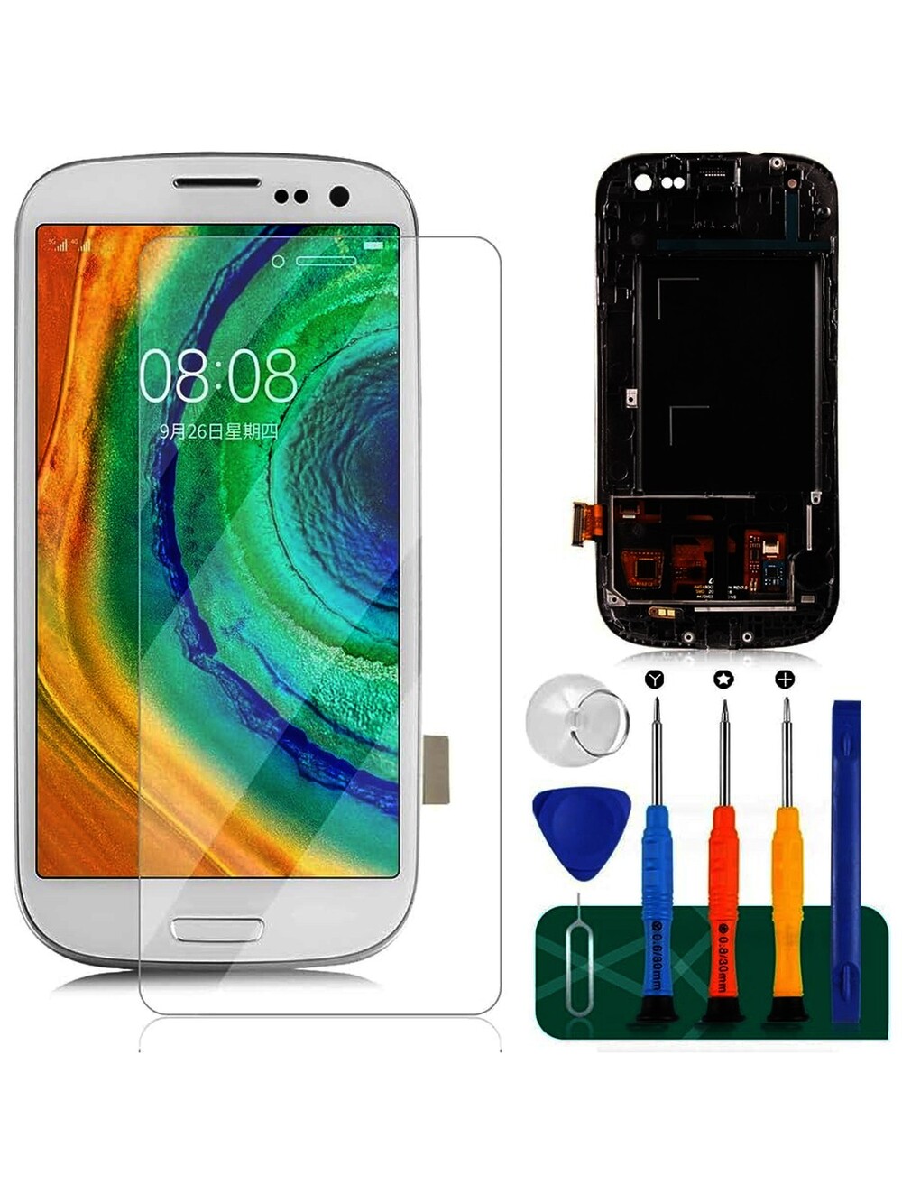 Replacement Repair Parts Touch Screen Digitizer Outer Glass Lens FOR Galaxy S...